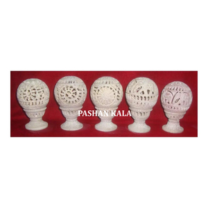 Beautiful Handmade Natural Soapstone Carving Tea Light <b>Candle</b> Holder With Best Quality For Home Decoration In <b>Bulk</b> Quantity - Product Image 1