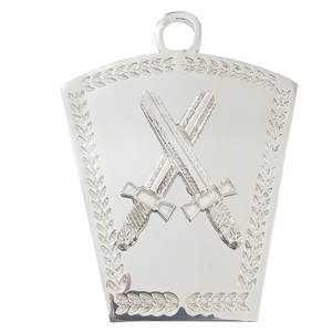 2025 ans maçonnique marque collier bijou brodé en cuir épée barrière à coudre Type d'insigne - Product Image 1