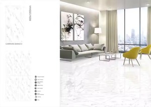 24x48 Calacata Pearl Glossy 60x120 Glacé Poli 600x1200mm Porcelaine 2x4 Sol Céramique Carreaux Vitrifiés Extérieur Intérieur Utilisation - Product Image 5