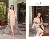Ensemble Salwar en Viscose, Soie et Polyester Fantaisie avec Haut, Pantalon et Dupatta pour Mariage, Couleur Personnalisable à Prix Compétitif