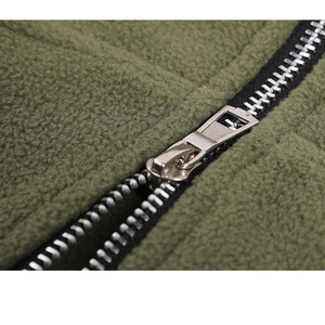 Sweat-shirt à fermeture éclair pour homme 14 sweats à capuche en polaire à fermeture éclair pull à col montant sweat à capuche vierge - Product Image 4