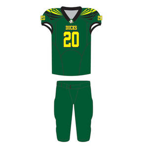 ชุดเครื่องแบบอเมริกันฟุตบอลแบบยูนิเซ็กส์กางเกงผ้าเจอร์ซี่สำหรับผู้ใหญ่ผ้าเมชยืดพิมพ์ลายโพลีเอสเตอร์ - Product Image 6