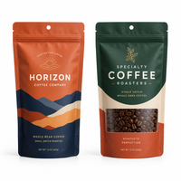Sachet Doypack Personnalisé Imprimé avec Fermeture Éclair pour Emballage Alimentaire, Idéal pour Snacks, Café, Bonbons – Refermable et Anti-Humidité