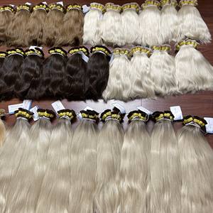 Envío rápido Colores personalizables Extensiones de cabello a granel de longitud corta Precios al por mayor de la fábrica vietnamita - Product Image 6