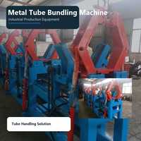 Machine industrielle automatique de superposition de tubes pour la regroupement et l'emballage de tuyaux en acier