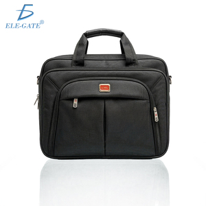 Borsa Portadocumenti Impermeabile in Tessuto Oxford da 15,6 Pollici, Valigetta Grande Casual di Lusso per Uomo con Cerniera in Pelle PU per Lavoro - Product Image 1