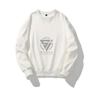 Varsity Letters Sweatshirt Parke <b>Crewneck</b> & Mock Neck 100% Cotton Unisex Hip Hop Style Spring Custom Logo - Product Image 3