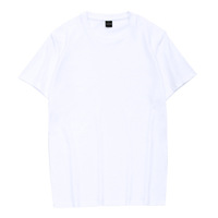 OEM Bangladesh China fabrieks prijs 200g 100% puur katoenen T-shirt, losse pasvorm, korte mouwen, basic ronde hals, blanco T-shirt