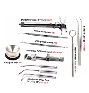 Instrumentos Dentales de Acero para Restauración con Amalgama y Composite, Herramientas de Laboratorio Manuales de Serglab para Hospital - Product Image 6