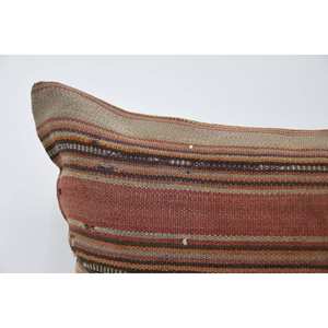 Luxury 20x28 Inch Beige Kilim Wool <b>Pillow</b> Woven Vintage Fluffy Patterns Portable for Bedding Rustic Design Square Christmas - Product Image 2