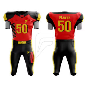 Uniforme de fútbol americano de manga corta personalizado de la mejor calidad Venta caliente en línea ropa transpirable - Product Image 1