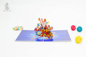 Productos perfectos Impresión personalizada profesional Invitaciones navideñas artesanales de lujo hechas a mano Feliz Navidad - Product Image 6