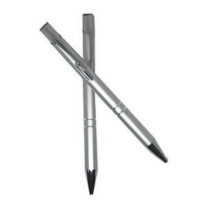 Ensemble stylo et crayon argentés - Product Image 2