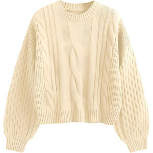 Pull tricoté pour femmes en automne et en hiver Niche épaissie WearPull femme doux et doux pour femmes 2025 - Product Image 5