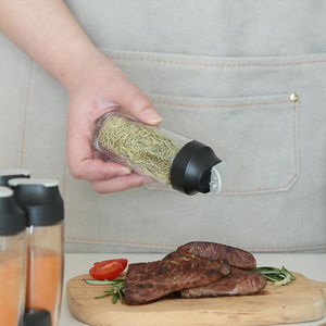 Juego de Recipientes Compactos para Condimentos con Tapas, Recipientes de Plástico para Especias para un Almacenamiento Organizado de Condimentos en Gabinetes de Cocina - Product Image 2