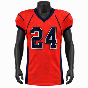 Uniforme de Fútbol Americano Personalizado, Transpirable, de Malla de Poliéster, para Jóvenes y Adultos - Product Image 1
