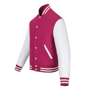 Diseño de moda Chaquetas de mujer Varsity Precio al por mayor Servicio OEM Nueva llegada Chaquetas de mujer Chaqueta universitaria transpirable para mujer - Product Image 3