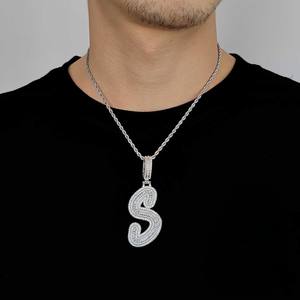 ได้รับการรับรองจาก IGI จี้ฮิปฮอปสีขาวทอง14K ที่ออกแบบเองชื่อ Baguette ตัดจี้เพชรเครื่องประดับที่ดีสำหรับทุกเพศ - Product Image 6