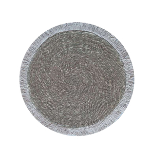Manteles de mesa de algas marinas naturales de lujo 100%, Mantel Individual trenzado a mano para decoración de mesa de Hotel en casa - Product Image 1