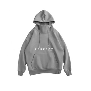 Sudaderas con capucha lisas de peso pesado en blanco de alta calidad, sudaderas con capucha térmicas Unisex de talla grande para hombre con logotipo personalizado - Product Image 4