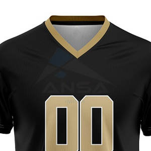 New Arrival Custom American <b>Football</b> Jersey for Adults Latest Design <b>Cheap</b> Breathable Short Sleeve Quick-Dry Team Uniforms - Product Image 3