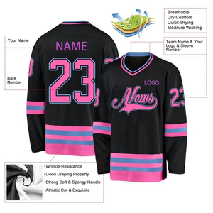 Jersey de Hockey sobre Hielo Premium, Uniforme de Equipo Personalizado, Tela Duradera, Transpirable y de Secado Rápido, Jerseys de Hockey Sublimados para Adultos y Jóvenes - Product Image 3