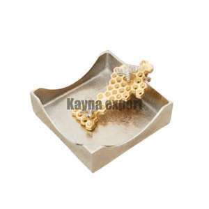 Portapañuelos Decorativo de Aluminio con Diseño de Pájaro, Artesanía Moderna de Lujo, Acabado en Esmalte y Chapado en Oro - Product Image 6