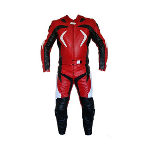 Combinaison de moto en cuir une pièce, anti-chute, résistante à l'usure, unisexe, respirante, séchage rapide, imperméable, pour course automobile - Product Image 1