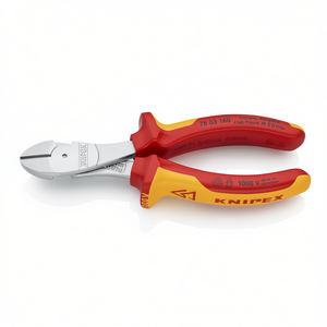 Alicates de Corte Diagonal de Alta Potencia Knipex con Certificación VDE, Recubrimiento de Cromo y Mangos Aislados Multicomponentes - Product Image 2