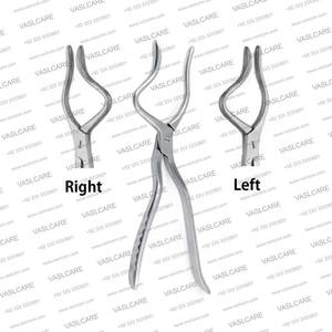 ROWE disimpaction Forceps ซ้าย230มม. Rowe disimpaction Forceps ขวา230มม. สแตนเลสเยอรมันเครื่องมือศัลยกรรมพลาสติก vaslcare - Product Image 4