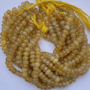 Perles rondes lisses en onyx jaune naturel de 8 mm, 10 mm, 12 mm, brin de perles, perles rondes semi-précieuses pour bijoux, haute qualité AAA - Product Image 2