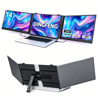 Moniteur d'écran IPS 14 pouces pour adaptateur d'appareil photo reflex numérique et ordinateur portable, cadre léger, finition mate anti-reflet, Full HD, Type-C