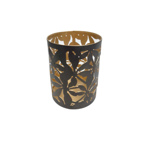 Home Decorative Set of 2 Medium Size Metal Round Votive <b>Red</b> Color <b>Candle</b> Holder For Tabletop Decoration Handmade - Product Image 2