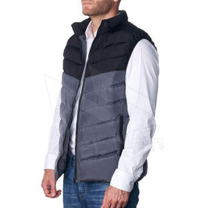 แจ็กเก็ตแขนกุดน้ำหนักเบาปกตั้งสไตล์สตรีทสำหรับฤดูหนาวผ้าแคนวาสแฟชั่นขนาดพิเศษ - Product Image 4