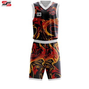 Uniforme de baloncesto de fabricante profesional de alta calidad Servicio OEM Secado rápido Nuevo uniforme de baloncesto sostenible transpirable - Product Image 4