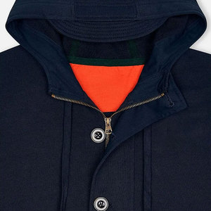 Custom Breathable Button-Down <b>Full</b> <b>Zip</b> Men <b>Hoodies</b> & Sweatshirts, Stylish and Functional for Outdoor Adventures - Product Image 2