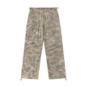Pantalones cargo informales OEM al por mayor 2025 pantalones de chándal de algodón con bolsillo pantalones holgados transpirables - Product Image 1