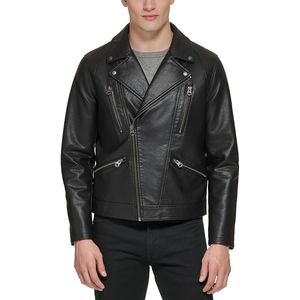 Veste en cuir pour homme, prix abordable, surdimensionnée, faible MOQ, tendance, marque privée, respirante, imperméable - Product Image 1