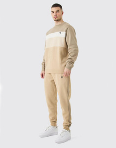 Trajes Deportivos Personalizados OEM con Cuello Redondo, Mangas Largas, Cintura Elástica, 100% Algodón, Ropa Urbana para Hombre, Productos Huzaifa (Verificado por PayPal) - Product Image 1