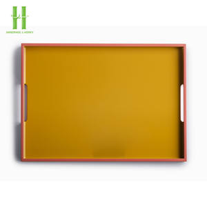 BEST SELLER Plateau de service rectangulaire de luxe en laque, de haute qualité, écologique, artisanal, pour restaurant et hôtel, fabriqué au Vietnam - Product Image 6