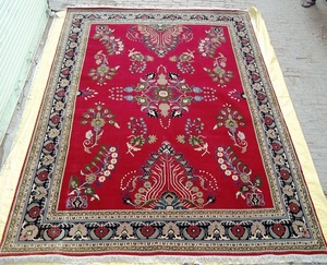 Meilleure vente Jacquard Technique couleur unie porte décoration de sol fait à la machine tapis de laine noué à la main tissage plat améliore l'humeur - Product Image 2