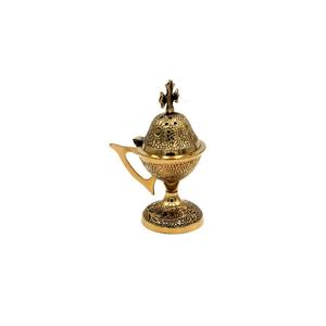 Brûleur d'encens au design antique Léger et facile à transporter Brûleur d'encens en laiton et diffuseur d'arômes pour décoration d'église de Noël - Product Image 3