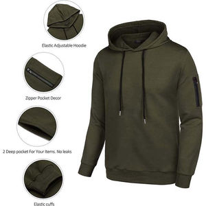 Service OEM Survêtements d'entraînement pour hommes en molleton épais d'hiver, écologiques, respirants, vente en gros, sweat à capuche et pantalon de jogging 2 - Product Image 5