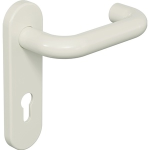 HEWI 111R01.110 99 PZ Juego de manijas de palanca redondeadas con escudo corto de plástico 99 para persianas, estores y contraventanas - Product Image 1