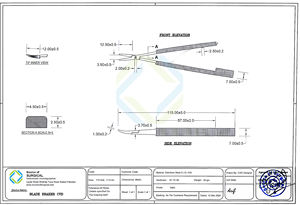 Fórceps manuales de alta calidad, soporte para rotura, instrumento médico hecho de acero inoxidable y plástico - Product Image 6