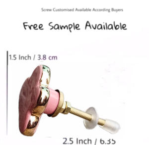 Boutons en céramique or rose en forme de nuage marocain pour armoire tiroir porte armoire tire poignée pour chambre cuisine commode utilisation - Product Image 3