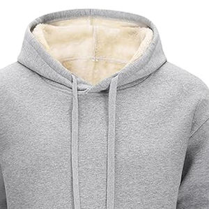 Sweat-shirts à capuche en coton uni surdimensionnés personnalisés pour hommes Pulls en vrac Grandes tailles Sweat-shirts et pulls pour hommes 2026 - Product Image 2