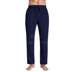 Pantalon décontracté en coton léger de haute qualité pour hommes, couleur personnalisée, vêtements d'été, style sport, taille adulte, prix bon marché - Product Image 1