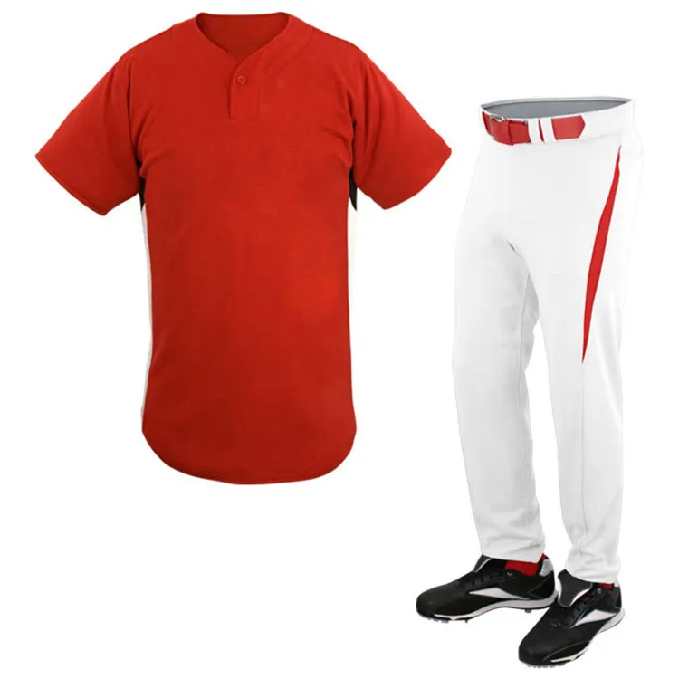 OEM Customize Breathable Blank Baseball Jerseys/Shorts Wholesale Own Logo Baseball Uniform Sets