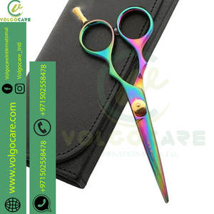 Tijeras de peluquería profesional de estilo único, tijera de corte de pelo de color arcoíris disponible en todos los diseños - Product Image 3